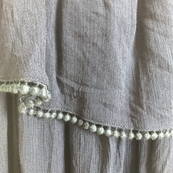 Swim cover up dress off the shoulder navy blue size medium - Picture 5 of 5